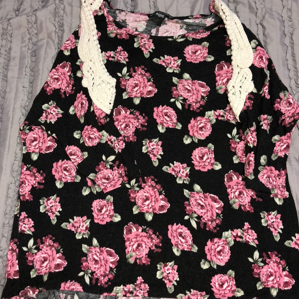 Floral Pink Rose Shirt!!!